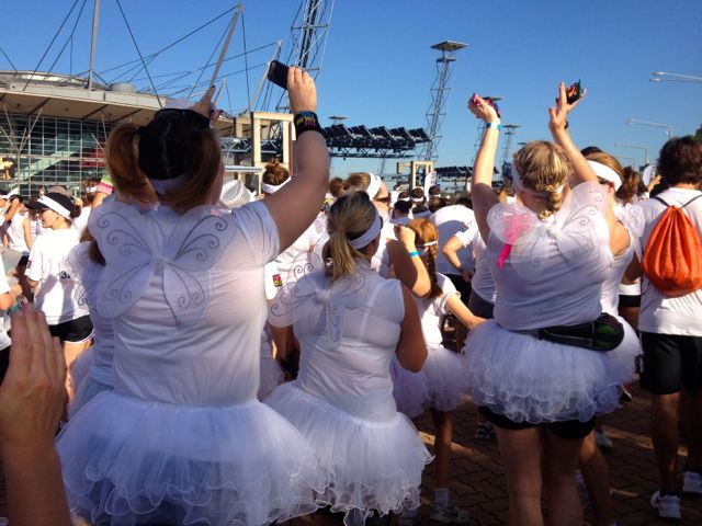 Lots of wings and tutus around.