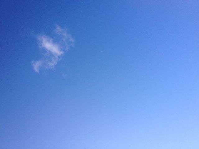 A good excuse to reuse my calming photo of the Dublin sky from September...