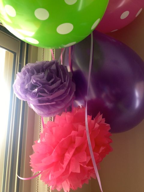 Balloons and flowers - the cornerstone of a great party...