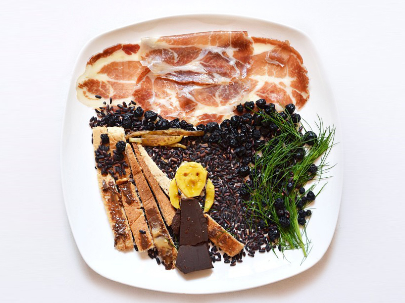 Hong Yi's foodie version of 'The Scream', via designboom.com