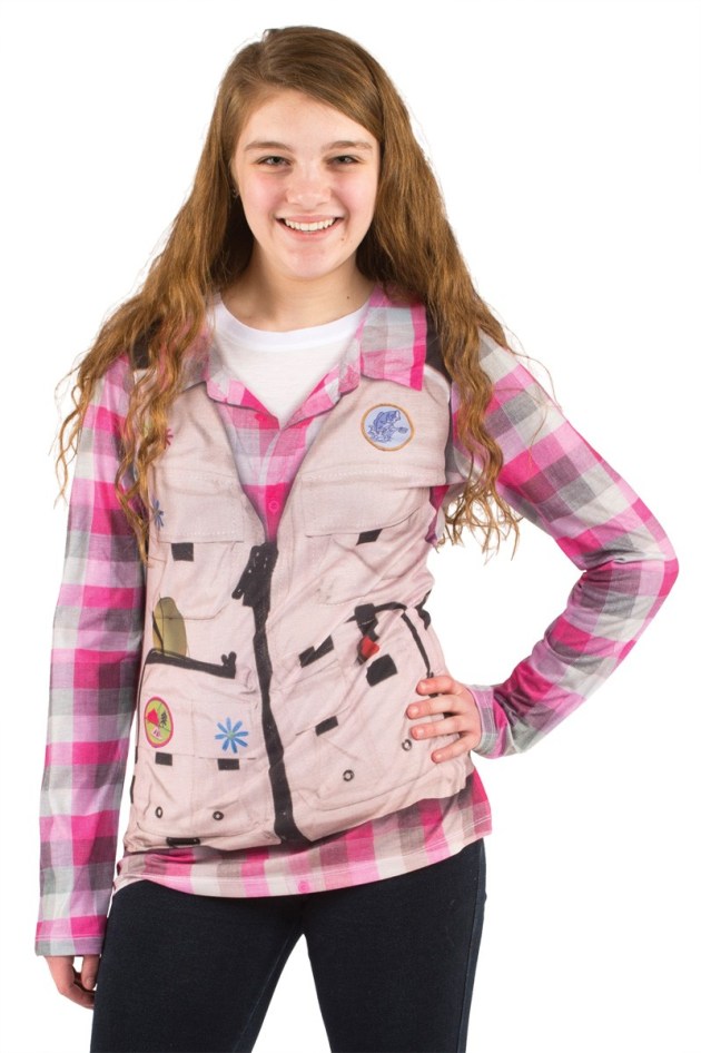 But this one really baffles me - a faux camping shirt. Should be perfect for the Camino. 