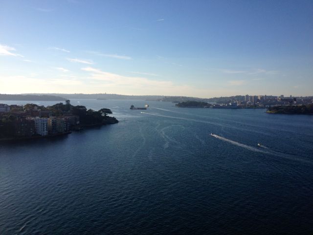 Looking out to the Heads