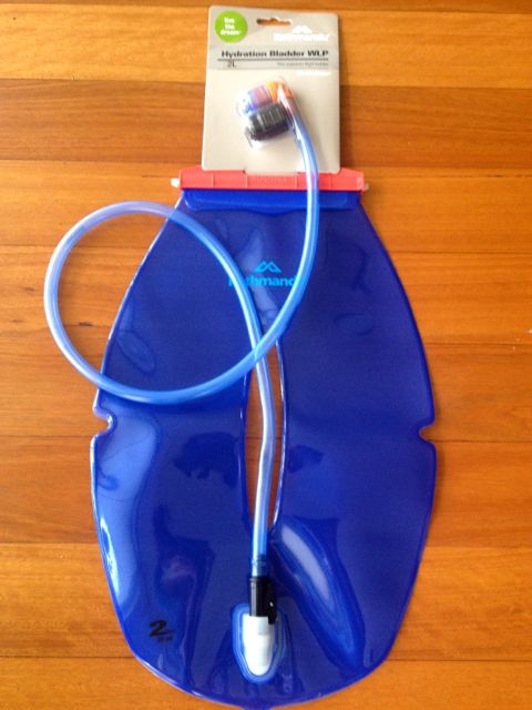 Now I just have to work out how to fill it and make sure it doesn't leak through my backpack...