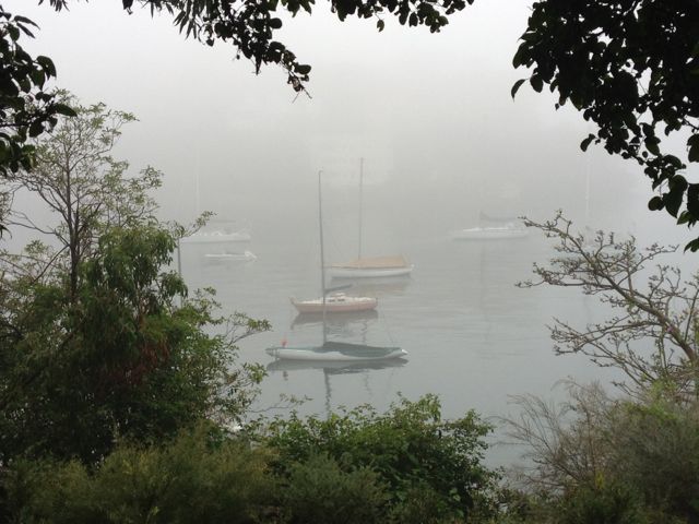 Ghostly boats in Mosman Bay...