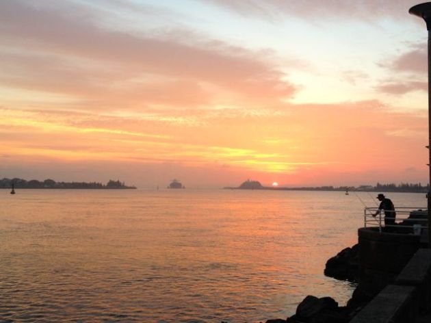 Nice view, fisherman.