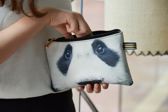 I feel like this Panda Purse would help to save money. The guilt trip from those sad eyes will keep the zipper closed tight. [image from BENWINEWIN]
