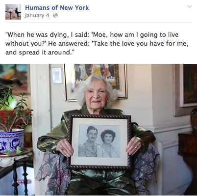 [Image from Humans of New York Facebook page.]